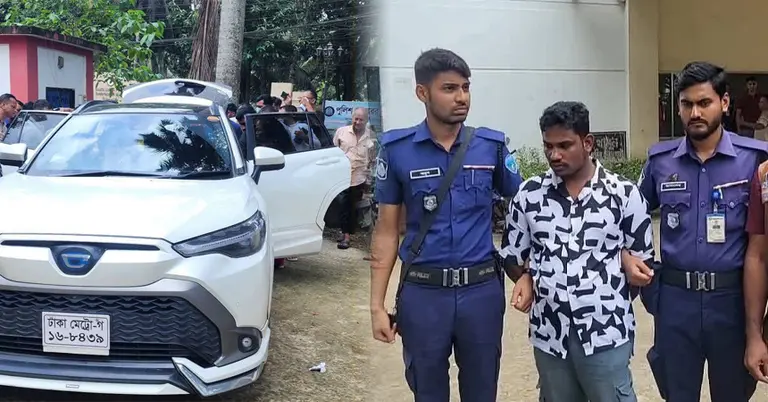 প্রাইভেট কার থেকে ইয়াবা উদ্ধার করা হয়েছে